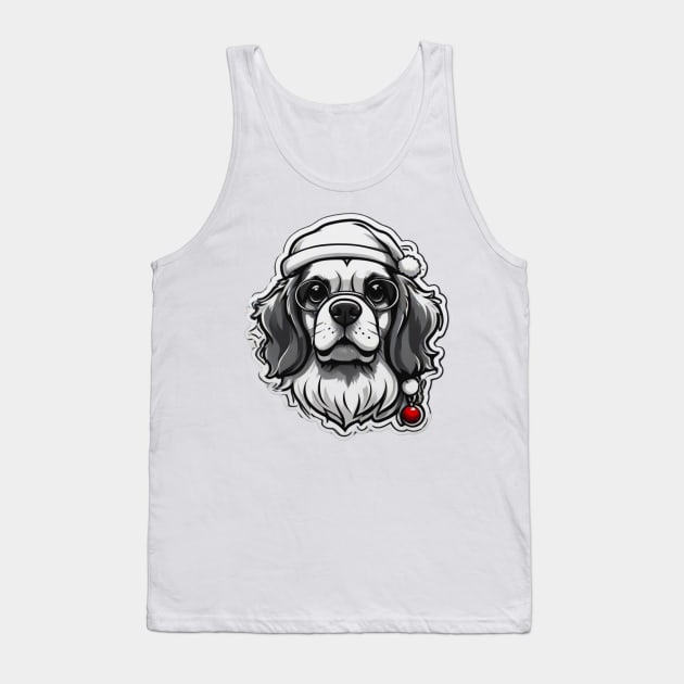 Santa puppy Tank Top by Strange-desigN